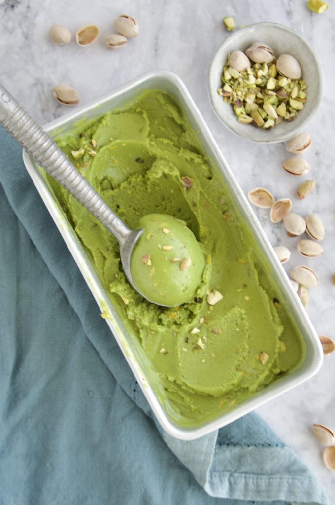 Pistachio Ice Cream (Paleo, Vegan) by Back Porch Paleo - FoodSocial