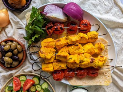 Joojeh Kabob – Grilled Saffron Chicken Kebabs