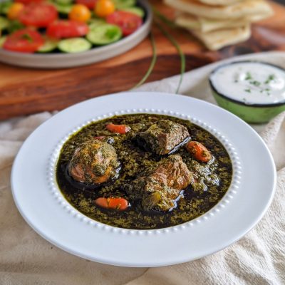 Khoresh Ghormeh Sabzi – Beef and Fresh Herb Stew