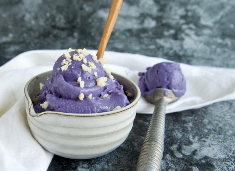 Ube Ice Cream (Purple Sweet Potato) by Back Porch Paleo - FoodSocial