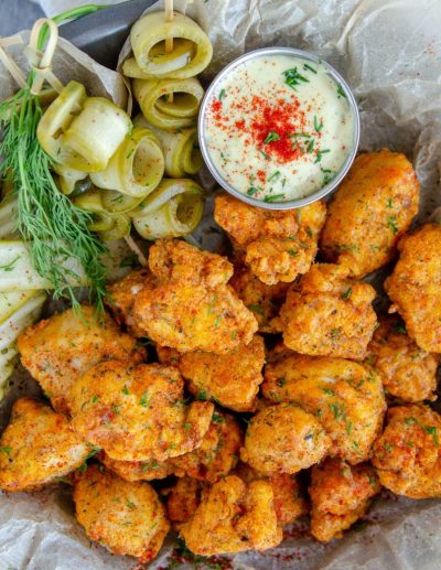 Brined Popcorn Chicken