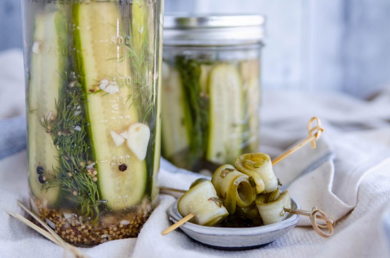 Garlic Chive Pickles by Back Porch Paleo - FoodSocial