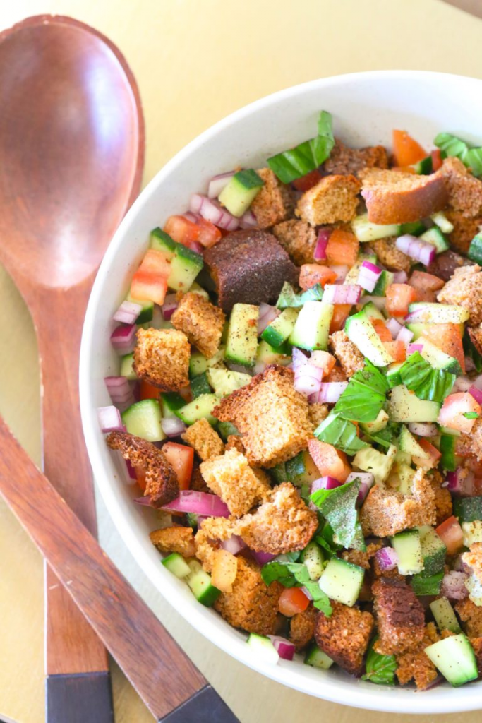 Paleo Panzanella Bread Salad by Legit Bread Company - FoodSocial