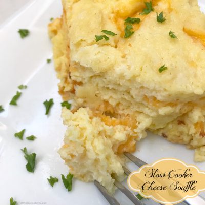 Slow Cooker Cheese Souffle