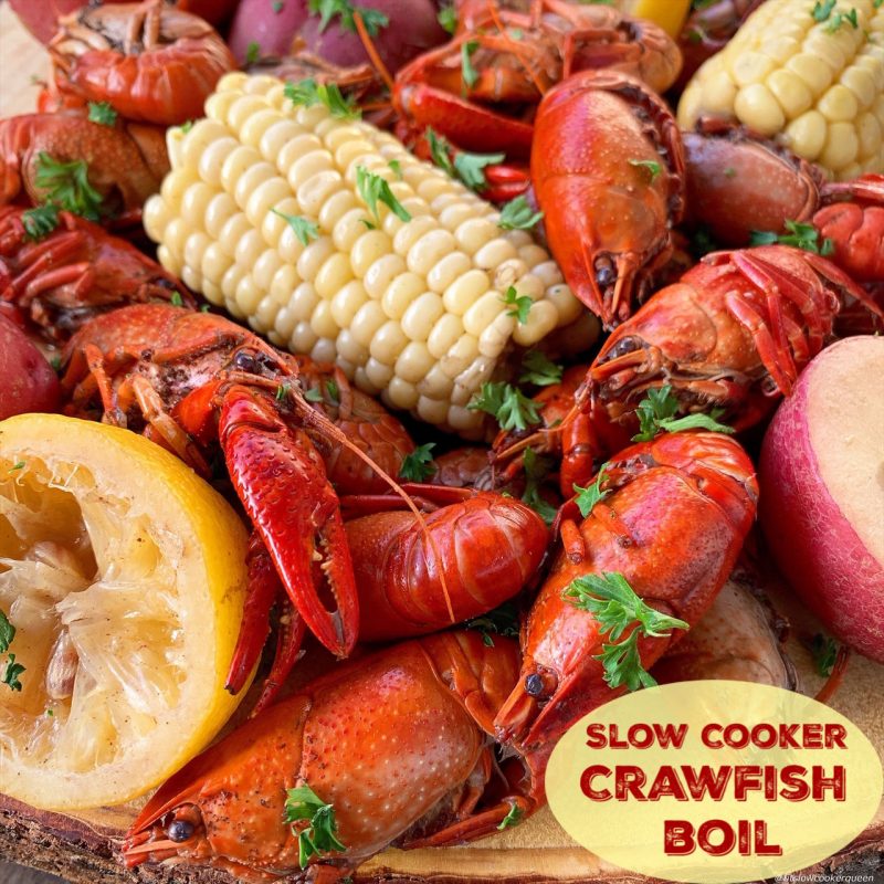 Slow Cooker Crawfish Boil by Fit Slow Cooker Queen - FoodSocial