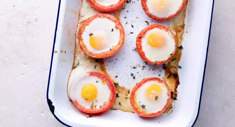 Baked Eggs in Tomato Cups by Thrive Market - FoodSocial