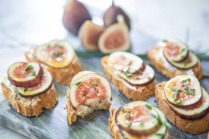 Goat Cheese & Fig with Honey Appetizer by Primal Palate - FoodSocial