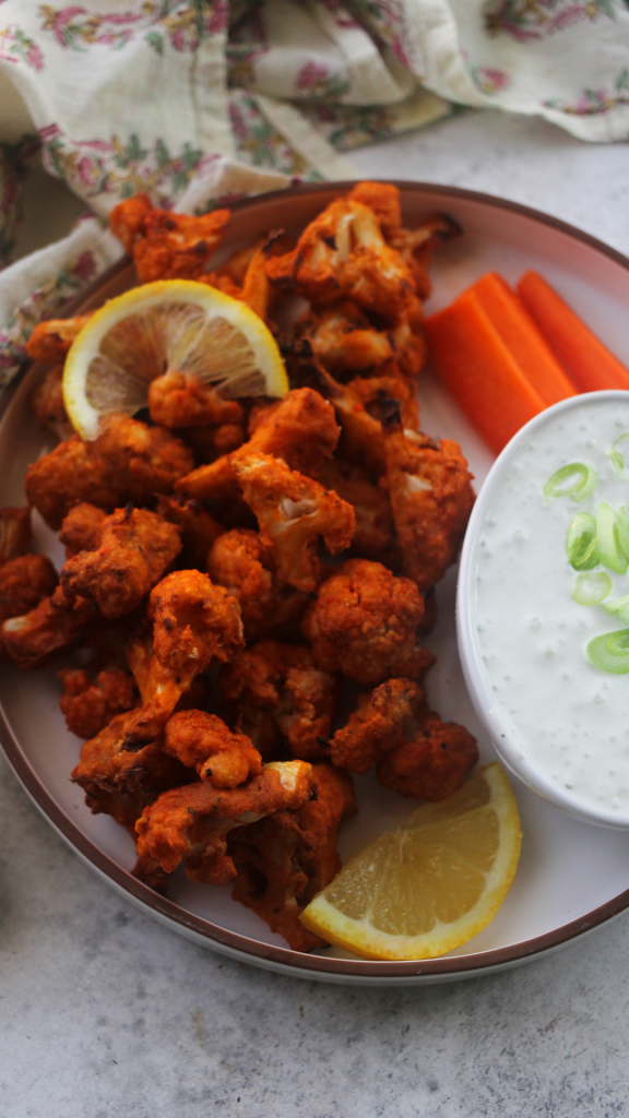 Healthy, Air Fried Buffalo Cauliflower by itzraininggreen - FoodSocial
