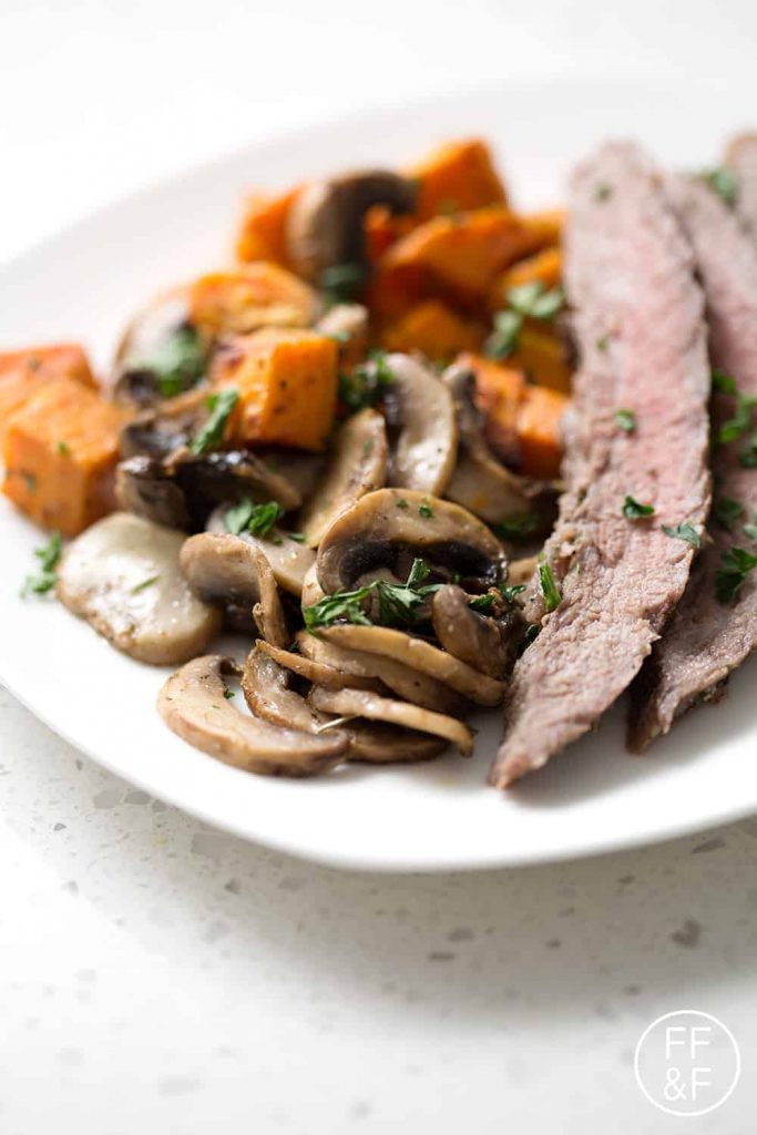 Sheet Pan Steak Dinner by Beth Chen - FoodSocial