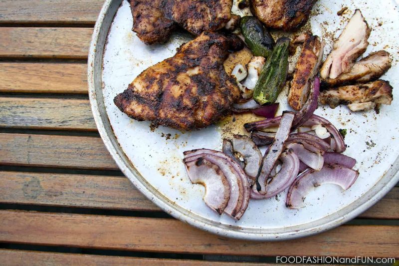Spiced Rubbed Grilled Chicken Tacos by Beth Chen - FoodSocial