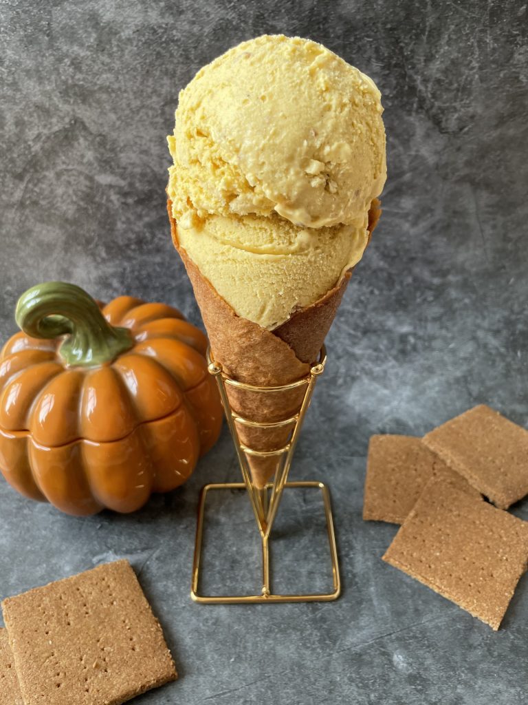 Keto Pumpkin Pie Ice Cream | Ninja Creami by Keto Asian Flavours - FoodSocial