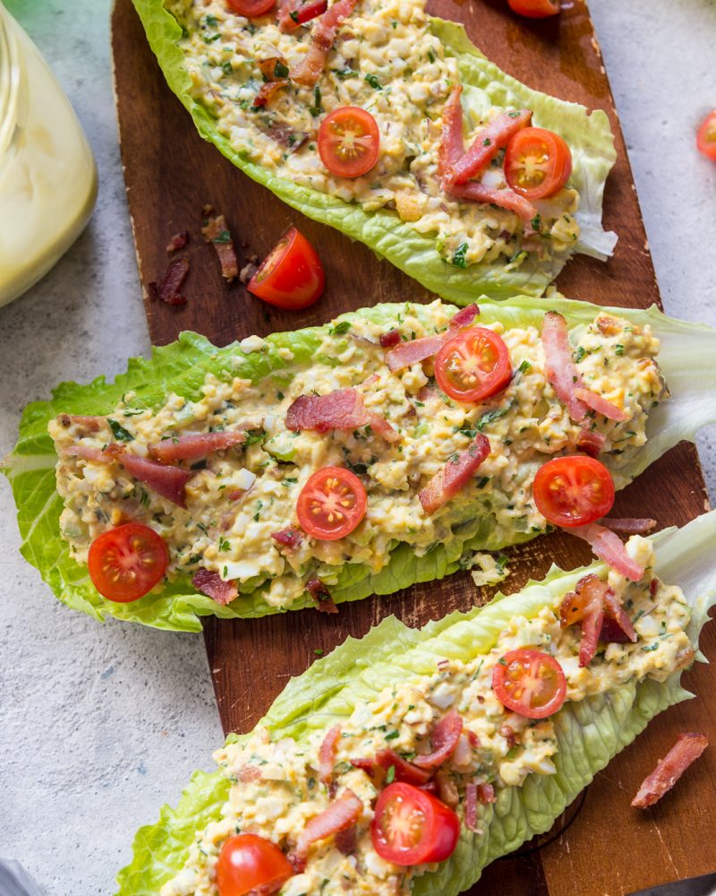 BLT Egg Salad Sammies by Primal Gourmet - FoodSocial