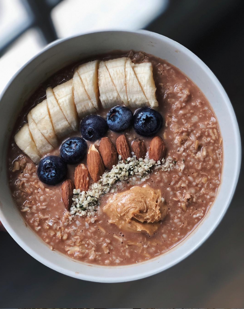 Chocolate Peanut Butter Cozy Oats by sweatspace - FoodSocial