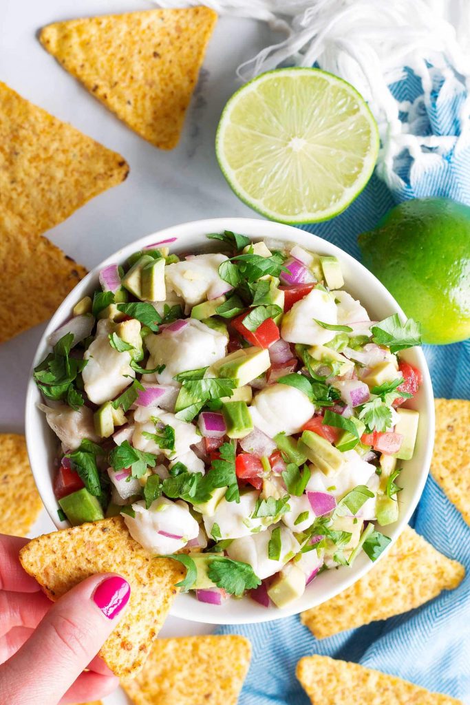 Easy Fish Ceviche by Kit Hondrum - FoodSocial
