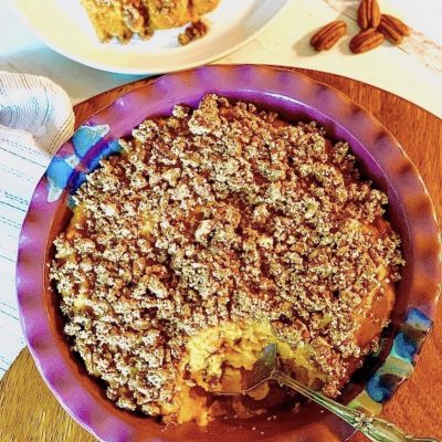 Spiced Sweet Potato & Pumpkin Casserole