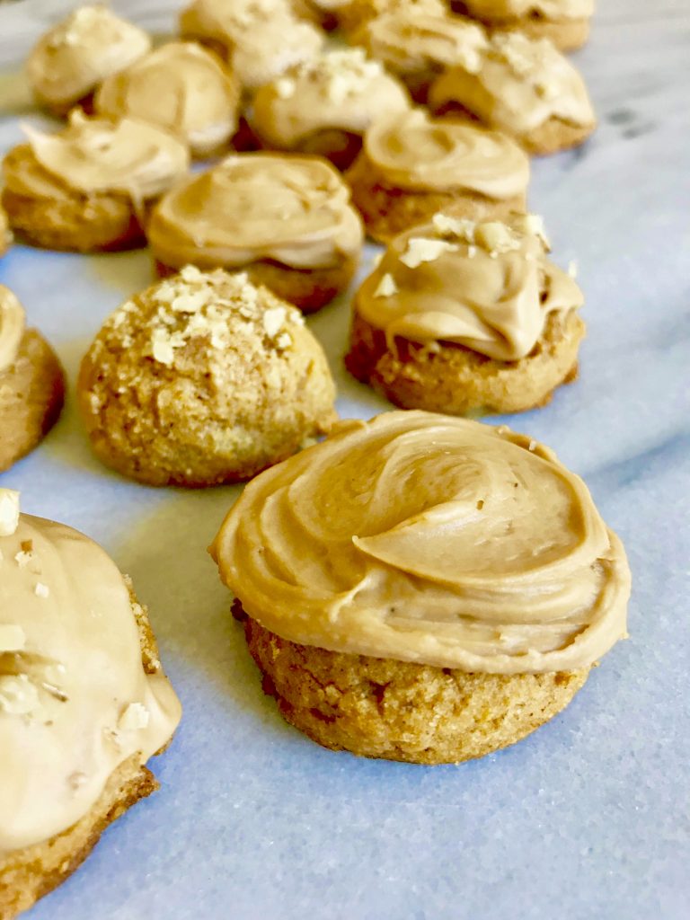 Pumpkin Cookies w/ Penuche Frosting by Back Porch Paleo - FoodSocial