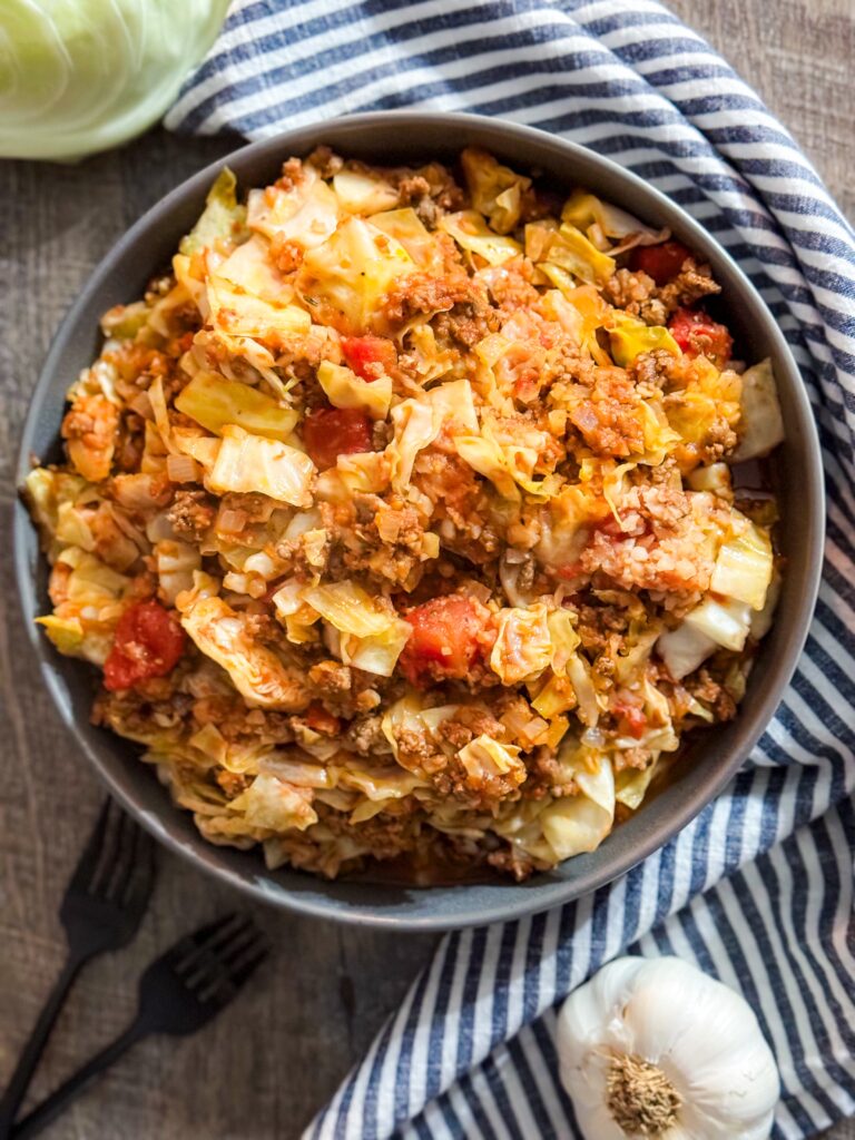 Whole30 Unstuffed Cabbage Rolls by Penny's Primal - FoodSocial