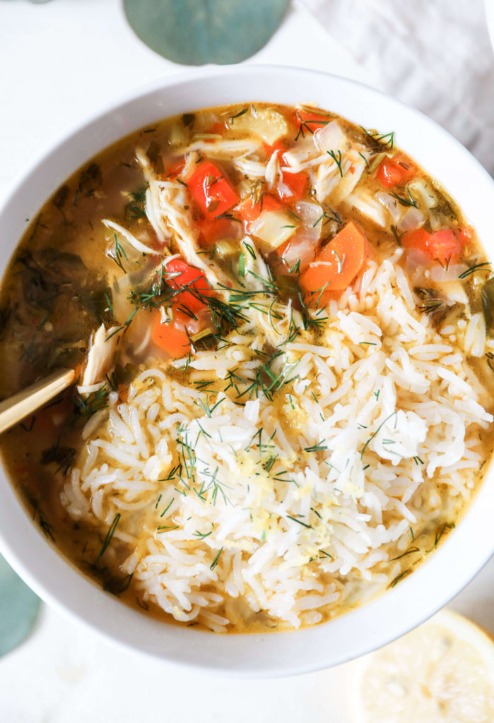 Lemon Chicken and Rice Soup by Jessi's Kitchen - FoodSocial