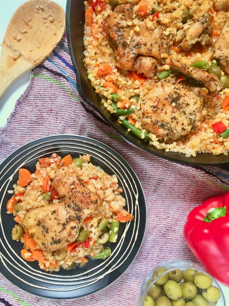 Mexican Cauliflower Arroz Con Pollo (Chicken with Rice) by Everyday Latina - FoodSocial