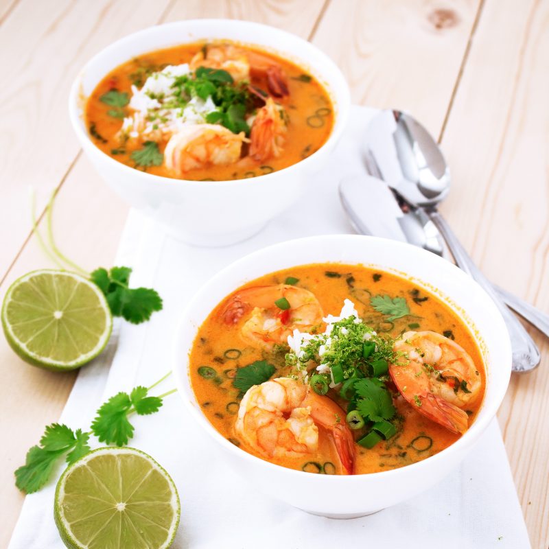Paleo Thai Shrimp Soup by Kit Hondrum - FoodSocial