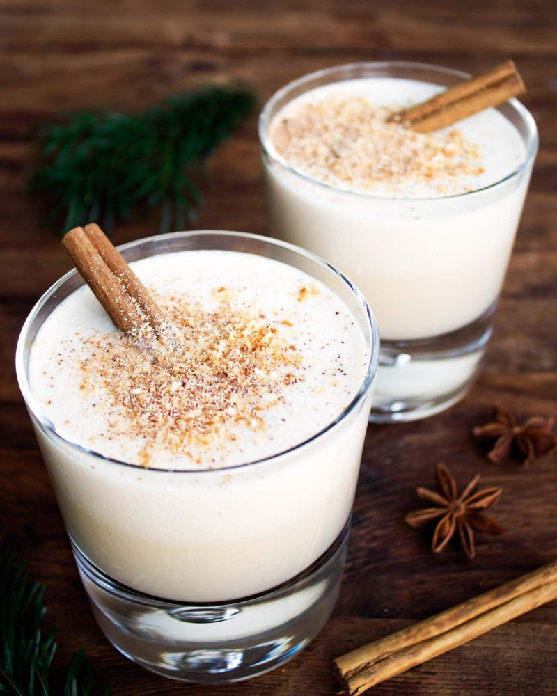 Paleo Toasted Coconut Eggnog