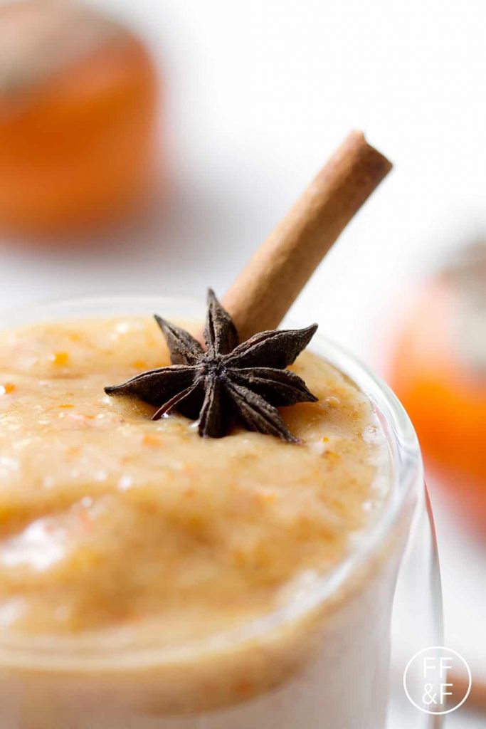 Persimmon Chai Smoothie by Beth Chen - FoodSocial