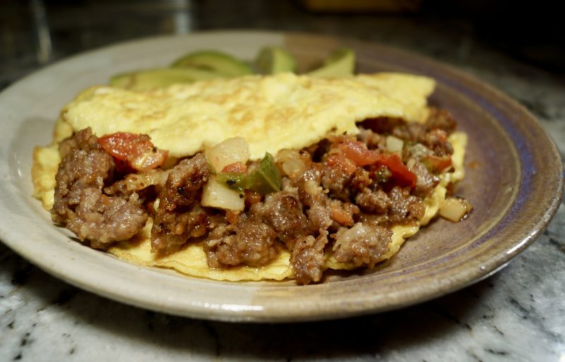 Spicy Ground Pork Omelet by Everyday Latina - FoodSocial