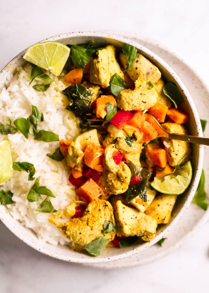 Turmeric Coconut Braised Chicken by Amy Rains - FoodSocial