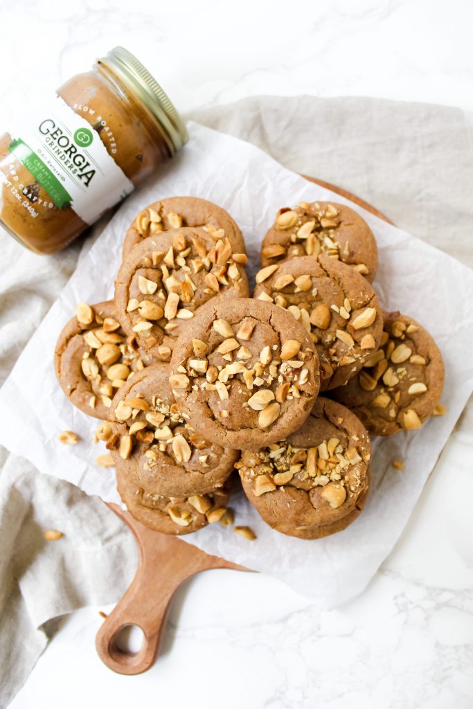 Vegan Peanut Butter Mochi Muffins (Gluten-Free) by Georgia Grinders - FoodSocial