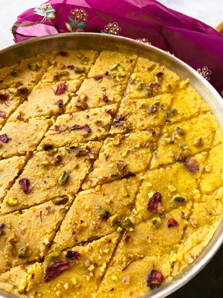 Chickpeas Coconut Fudge / Seven cup Burfi by Masala Paleo - FoodSocial