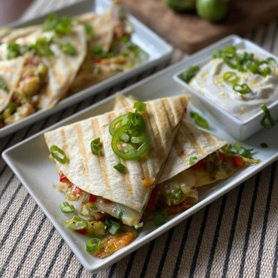 Brussels Sprout Quesadillas