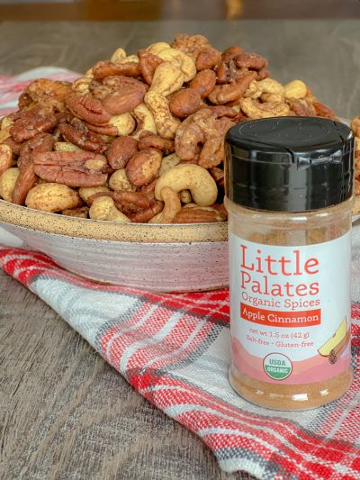 Apple Cinnamon Spiced Nuts