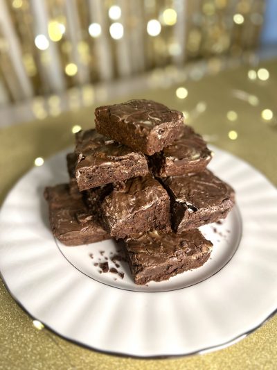 2-Ingredient Andes Mint Brownies