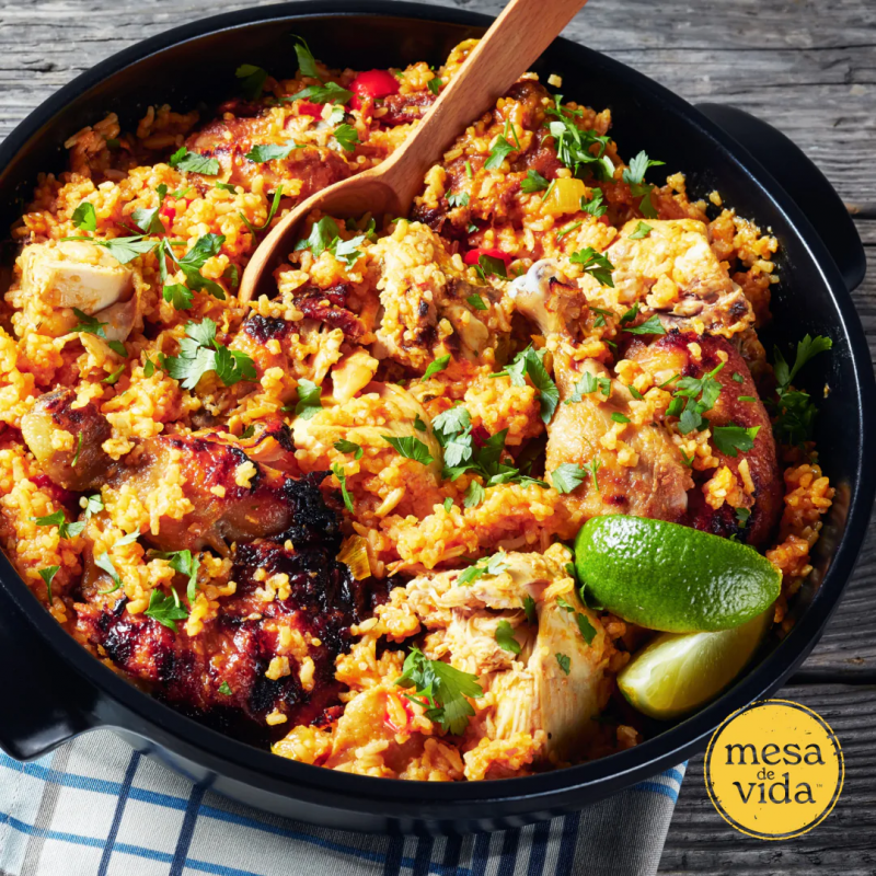 Arroz con Pollo Inspired Skillet by Mesa de Vida - FoodSocial