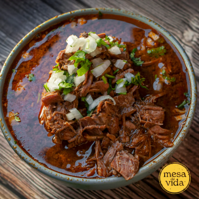 Birria-Inspired Shredded Meat & Consommé