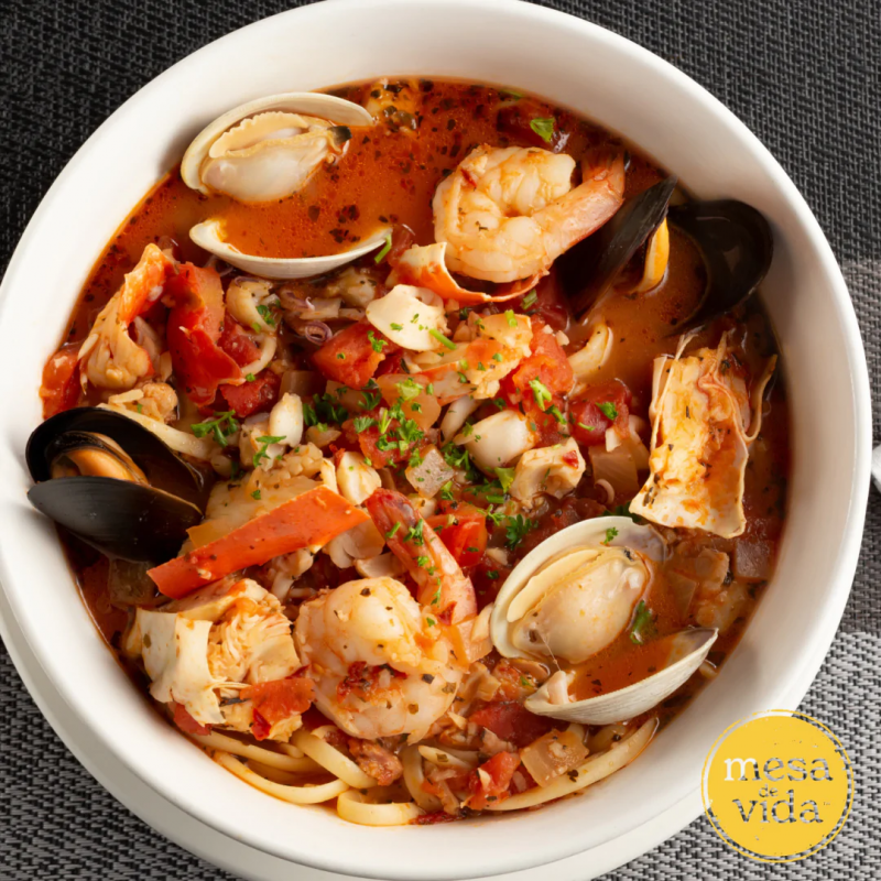 Cioppino-Inspired Fishers Catch Soup by Mesa de Vida - FoodSocial