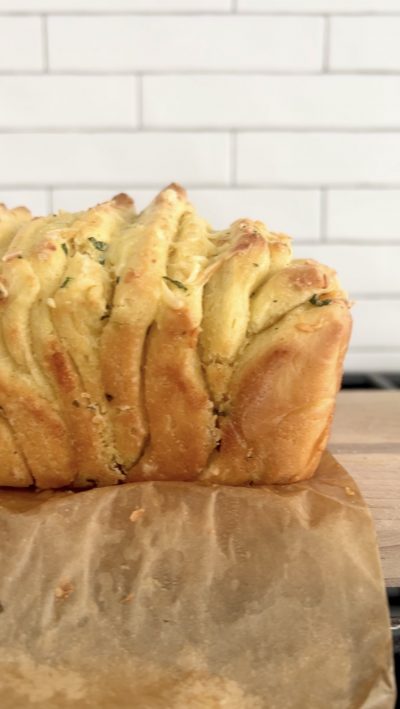 Gluten Free Garlic Pull Apart Bread