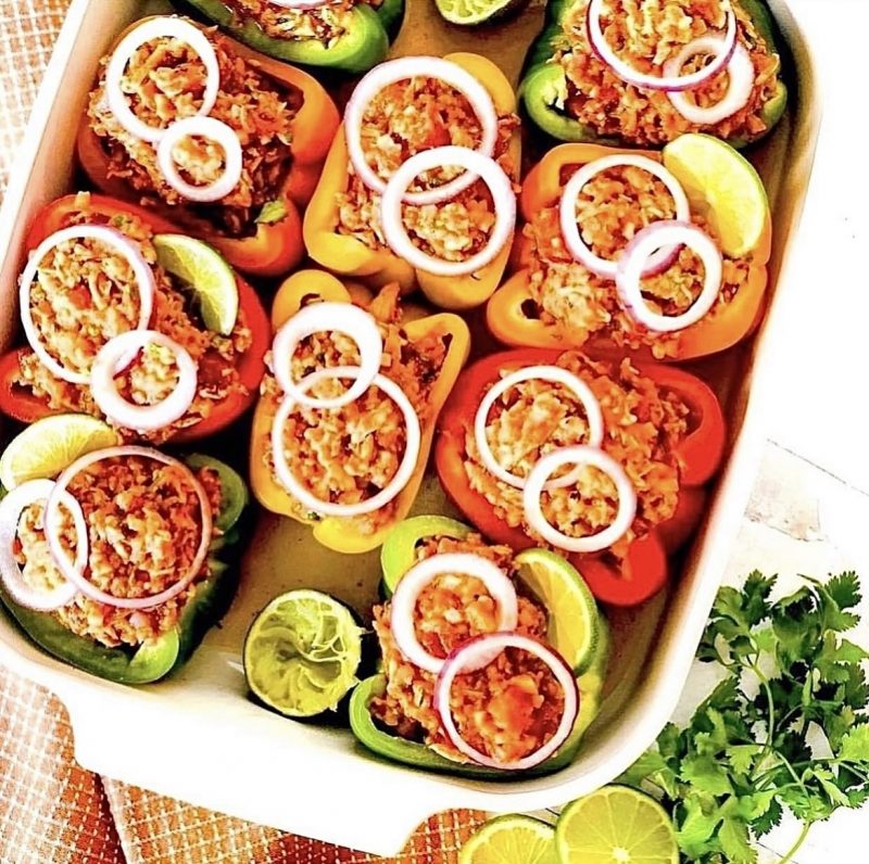 Chicken Taco Stuffed Peppers by Penny's Primal - FoodSocial