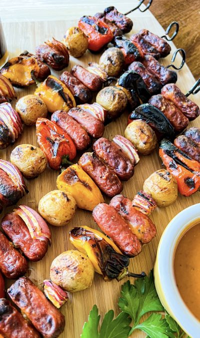 Cocktail Sausage Kabobs