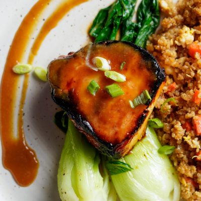 Paleoish Miso Glazed Seabass