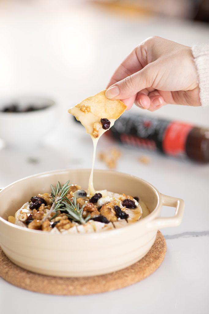 Cranberry, Walnut & Spicy Maple Baked Brie (EASY!) by The Taste of Montreal - FoodSocial