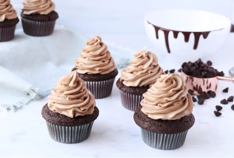 Chocolate Vegan Cupcakes by Pascha Chocolate Co - FoodSocial