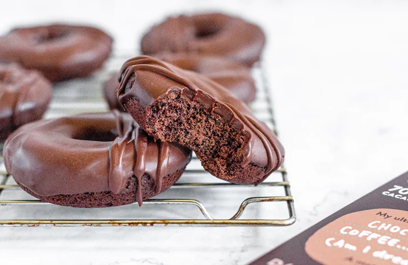 Vegan Donuts Made with Chocolate and Espresso by Pascha Chocolate Co - FoodSocial