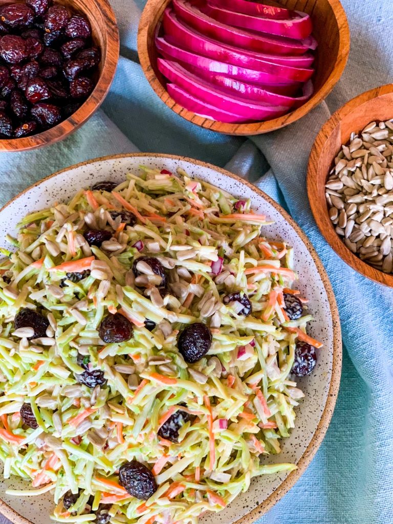 Cranberry Nut Broccoli Slaw by Penny's Primal - FoodSocial