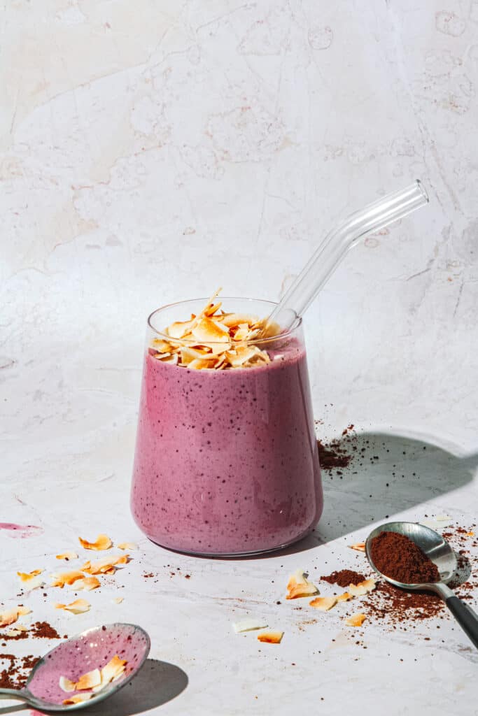 Blueberry Coconut Smoothie by Sip Herbals - FoodSocial