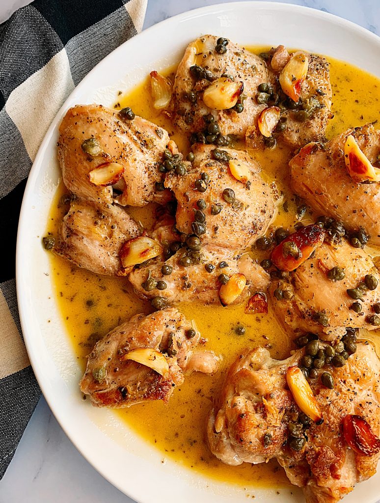 Roasted Garlic & Lemon Chicken Thighs by Spoons N Spices - FoodSocial