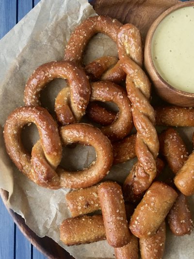 Yeast Free Paleo Pretzels