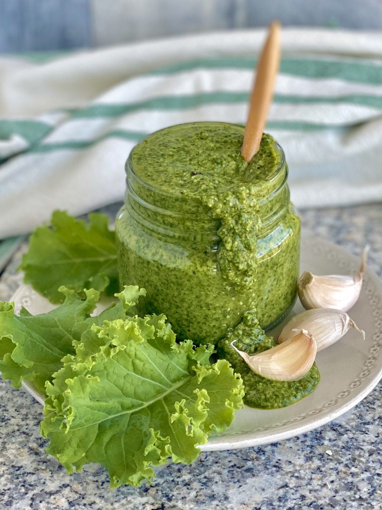 Paleo Kale Pesto by Back Porch Paleo - FoodSocial