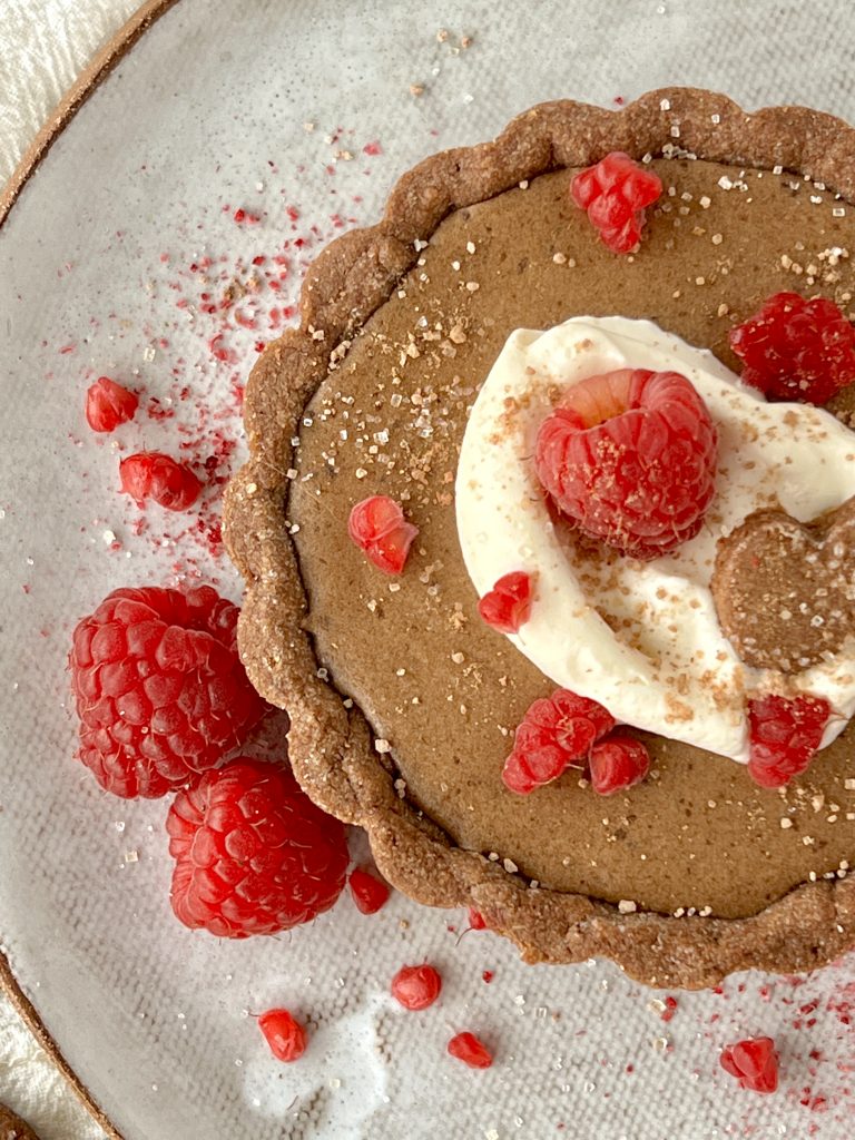 Mini Chocolate Cream Tarts by Back Porch Paleo - FoodSocial