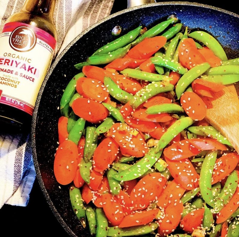 Teriyaki Carrots & Sugar Snap Peas by Penny's Primal - FoodSocial